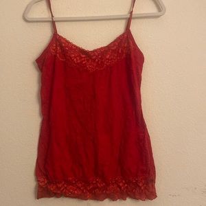 Vibrant red tank🐞💃💋‼️